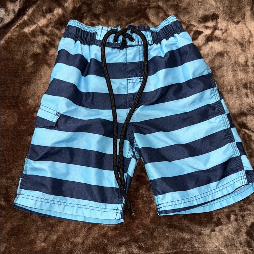 Kanu Surf Blue Swim Trunks Relaxed Fit